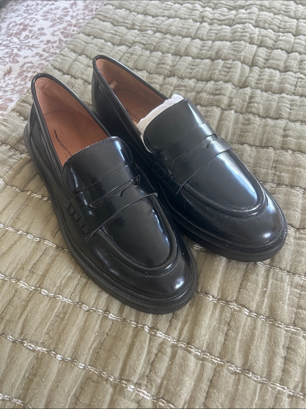 Classic Black Womens Penny Loafer.